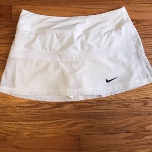 White Nike Tennis Skirt